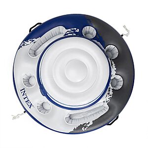 INTEX 56822EP Mega Chill Inflatable Cooler:Removable Ice Chest – 5 Built-in Cup Holders – 2 Durable Handles – Easy-to-Use Connectors – River Run Compatability $12.79