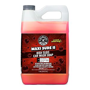 1 gallon,128oz,Chemical Guys CWS_101 Maxi-Suds II Foaming Car Wash Soap,Cherry scent,$24.22 with Subscription,Amazon