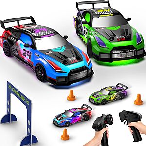 Geyiie Remote Control Cars,2-Pack RC Drift Cars for Boys Girls Age 8-12 $27.99 + Free Shipping