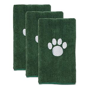 3-Piece Bone Dry 15"x30" Pet Grooming Microfiber Towel (Hunter Green) $4.30 + Free Shipping w/ Prime or on $35