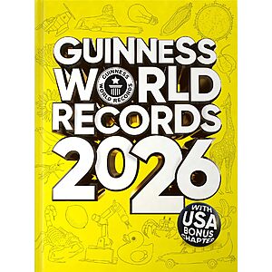 Guinness World Records 2026 Hardcover $10.48
