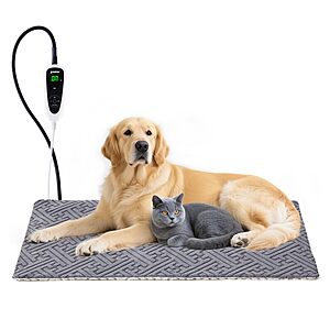 Prime Members:35"x24" ZOMISIA Waterproof Heating Dog Pad $17 + Free S&H