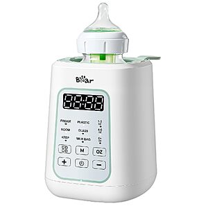Bear Baby Bottle Warmer w/ 24H Keep Warm & Auto Shut-Off (Green) $17.49 + Free Shipping w/ Prime or on $35