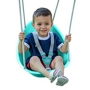 29.99:Swurfer Coconut Toddler Swing,Teal