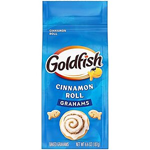 Select Accts:6.6-Oz Goldfish Baked Snack Crackers (Various Flavors) from 2 for $3.10 w/ S&S & More