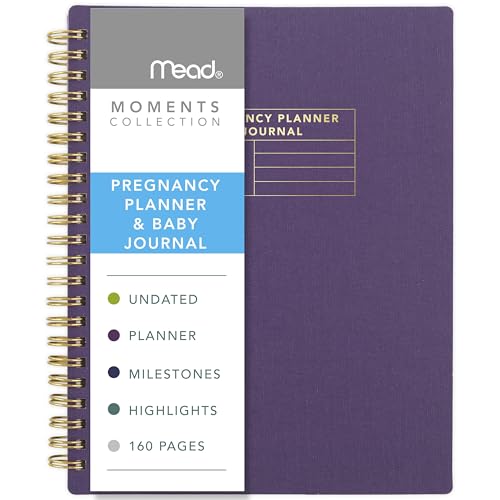 Mead Moments Pregnancy Planner...exible Cover,Purple (XC0077F