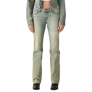 Levi's Women's Superlow Boot Jeans,(New) Miners Business (Stretch),30,Standard $48.2