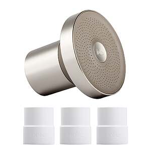 The Jolie Filtered Showerhead Bundle with Replacement Filters $99.99 Brushed Stainless Steel,Matte Black,Gold or Chrome free Shipping Costco.com