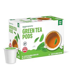 SnS,AC] $6.81 | 24-Count Amazon Grocery Green Tea Pods at Amazon