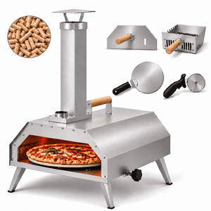 88.99:Segmart 12" Wood Pellet Pizza Oven w/ Fast Heating,Rotating Stone & Thermometer at Walmart.com