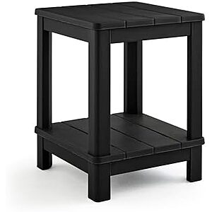 NEW] $29.98 | Keter Deluxe Adirondack Side Table - Black at Amazon
