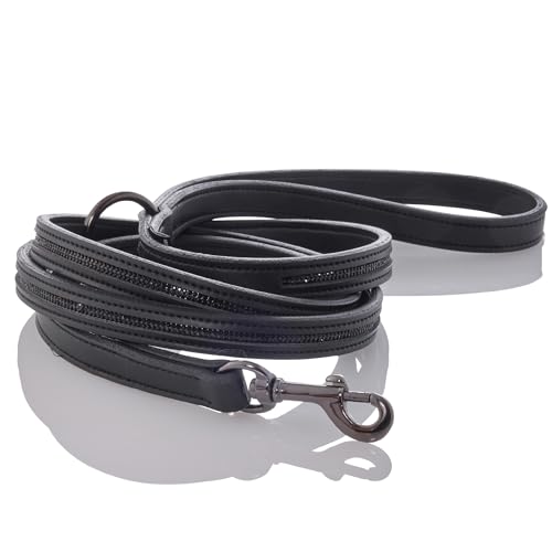 Roxy - The Crystal Bling Leash...ge Dogs,Black Bling,One Size