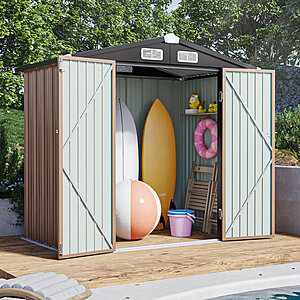 JolyDale 6 ft.W x 4 ft.D Metal Storage Shed $134.99 + Free Shipping at Wayfair