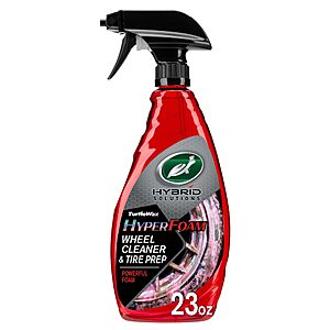 23 oz Turtle Wax Hybrid Solutions Hyper Foam Wheel and Tire Cleaner,$8.39 if coupon available,Amazon