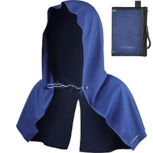 AOPREL Sun Protection Cooling Towel Hoodie w/ Magnetic Closure (Various) $6.49 or 2 for $9.99 ($5 each) + Free Shipping w/ Prime or on $35