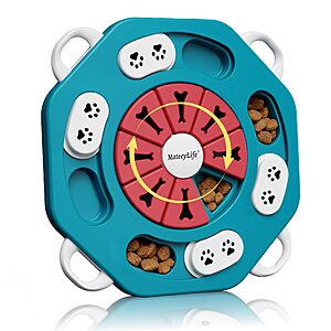 Amazon – MateeyLife Dog Puzzle Toy,Puppy Enrichment Toys for IQ Training (L2,Blue) - $6.49 w/ Code