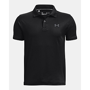 UA Performance Boys' Polo Shirt (Black/Pitch Gray) $6.73 + Free Shipping on $50
