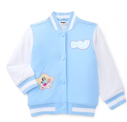 Character Toddler Varsity Jacket with Lining,Sizes 12M- 5T (Bluey,Hello Kitty,Hot Wheels,Toy Story) - $8.54