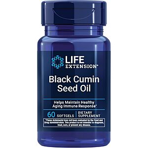 60-Count Life Extension Black Cumin Seed Oil Softgels $6.19 w/ S&S + Free Shipping w/ Prime or on $35