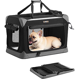 Prime Members:Feandrea 24" Collapsible Travel Dog Crate $35 & More + Free Shipping