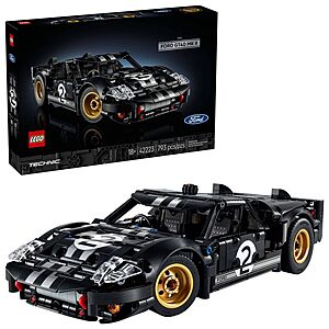 60 FS WALMART or Target:LEGO Technic 1966 Ford GT40 MKII Race Car Building Set Collectible Car Toy W/Realistic Functions & Features for Adult Sports Car Fans,Ages 18