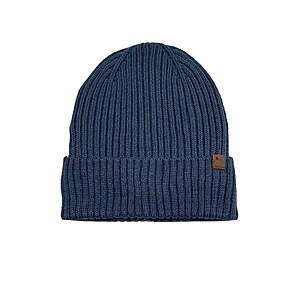 George Men's Ribbed Fleece Lined Knit Beanie,Washed Indigo - $2.70 or Black Soot - $2.79