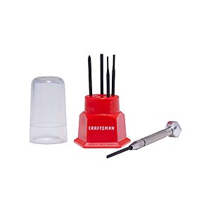 CRAFTSMAN Screwdriver Kit,Small Multi-Bits,Ideal for Jewelry (CMHT68009) $5.50 + Free Shipping w/ Prime or on $35