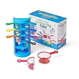 hand2mind Rainbow Fraction Measuring Cups,Set of 9 $14.89