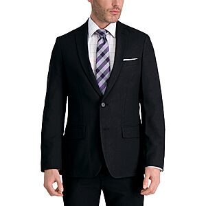 Haggar Men's Smart Wash Repreve Slim-Fit Suit Jacket (Various Sizes,Black) $52.50 + Free Shipping