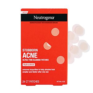 24-Count Neutrogena Stubborn Acne Ultra-Thin Blemish Patches $2.20 w/ Subscribe & Save