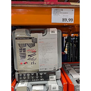 Ingersoll Rand 155 Piece Mechanics Toolset $90 in-store Costco YMMV