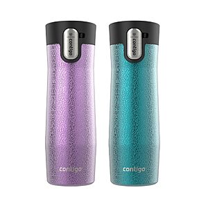 Contigo AUTOSEAL West Loop Stainless Steel Travel Mug(2-Pack,20oz) $31.99 + Free S&H w/ Prime or $35