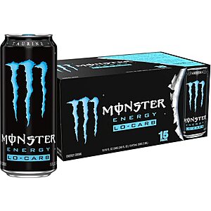 SnS,AC] $15.11* | 15-PK 16-Oz Monster Energy Drinks (various flavors) at Amazon