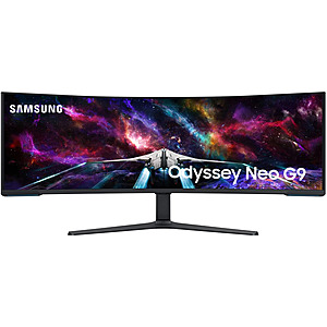 57" Samsung Odyssey Neo G9 Dual 4K Quantum Mini-LED 240Hz HDR 1000 Curved VA Gaming Monitor $1280 + Free S/H