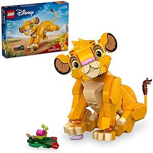 14.99 | 222-Piece LEGO Disney:The Lion King - Simba the Lion King Cub (43243,2024) at Amazon