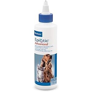 SnS,AC] $7.47 | Epiotic Advanced Ear Cleanser|Gentle Ear Cleanser for Dogs and Cats at Amazon