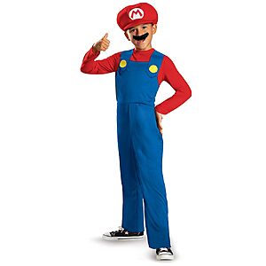 22.97:Disguise Nintendo Super Mario Costume,Child Size Small (4-6