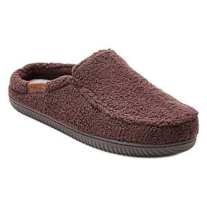 Dearfoams Men's Cozy Comfort Notch Clog Slippers (4 Colors) $8