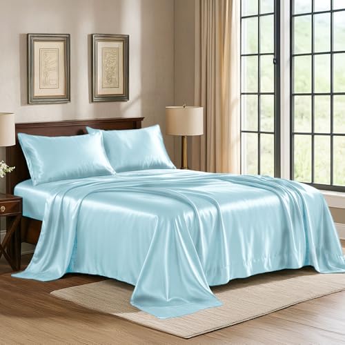 Satin Sheets Twin [3-Piece,Sk...heet,Flat Sheet,Pillow Cases