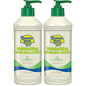 2-Pack 16-Oz Banana Boat Moisturizing After Sun Lotion w/ Aloe & Vitamin E $3.80 w/ S&S + Free Shipping w/ Prime or on $35