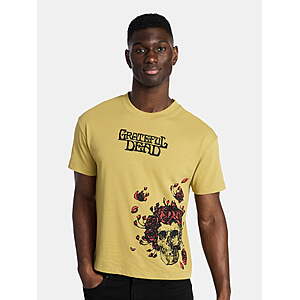 Men's and Big Men's Music/Bands Graphic Tees (Grateful Dead,BSB,Evanescence,Weezer) - $5.33