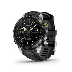 Certified Refurbished:Garmin MARQ Athlete Gen 2 Titanium Modern Tool Watch for Training $989.99