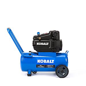 149.00 LOWES Kobalt 8-Gallon Portable Electric 150 PSI Horizontal Air Compressor