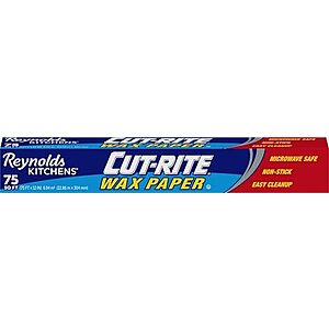 SnS,AC] $1.73* | 75-sq-ft Reynolds Cut-Rite Wax Paper Roll at Amazon
