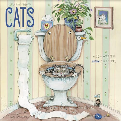 2026 Gary Patterson - Cats Wall Calendar