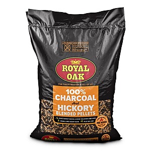 12.97 Free Delivery/Pick Up Home Depot Royal Oak 20 lb.100% Charcoal and Hickory Blended Pellets