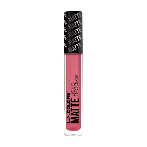 L.A.COLORS Matte Liquid Lip Color,Pumped CLG414