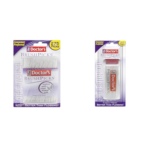 The Doctor's BrushPicks Interd...hes Dental Pick 120 Toothpicks