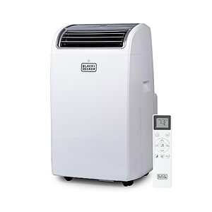 BLACK+DECKER Smart Portable Air Conditioner,12,000 BTU (8,350 BTU SACC) for Rooms up to 550 Sq.Ft.,BPACT12WT,White $319.99