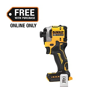 DeWalt ATOMIC DCF850B 20V MAX Cordless Brushless Compact 1/4 in.Impact Driver (Tool Only) $129